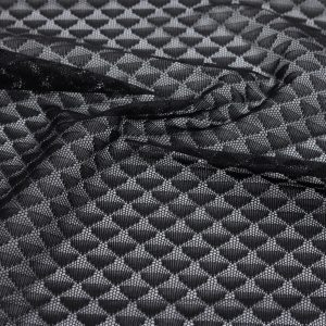 Schwarzes Netz transparente Muster