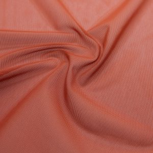 Lightweight flowing orange fishnet
