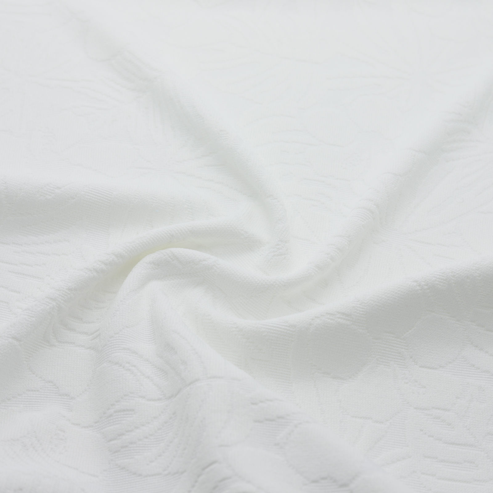 Floral and foliage jacquard fabric