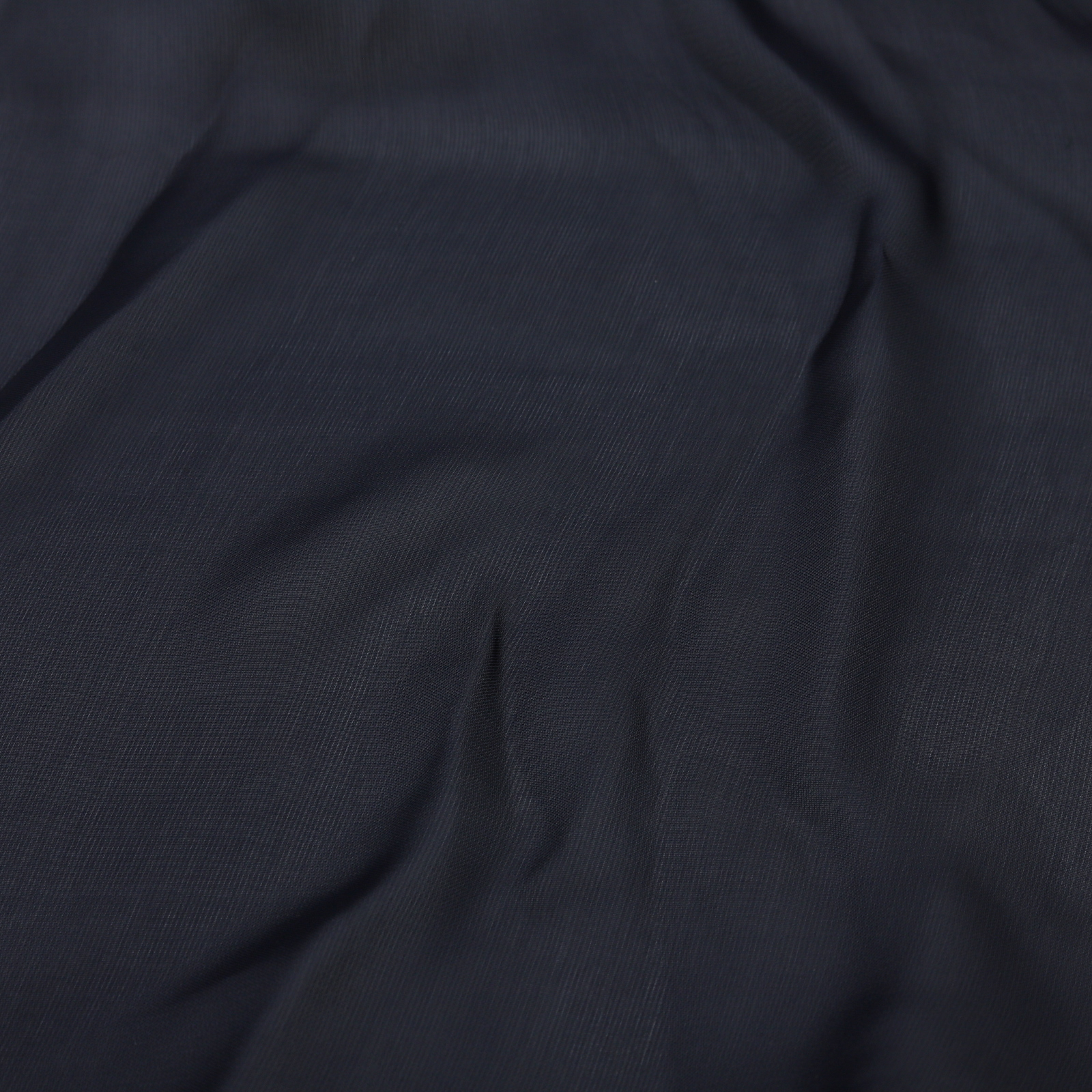 Tecido de musselina transparente azul meia-noite para mulher