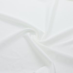 Malha jacquard branca lisa