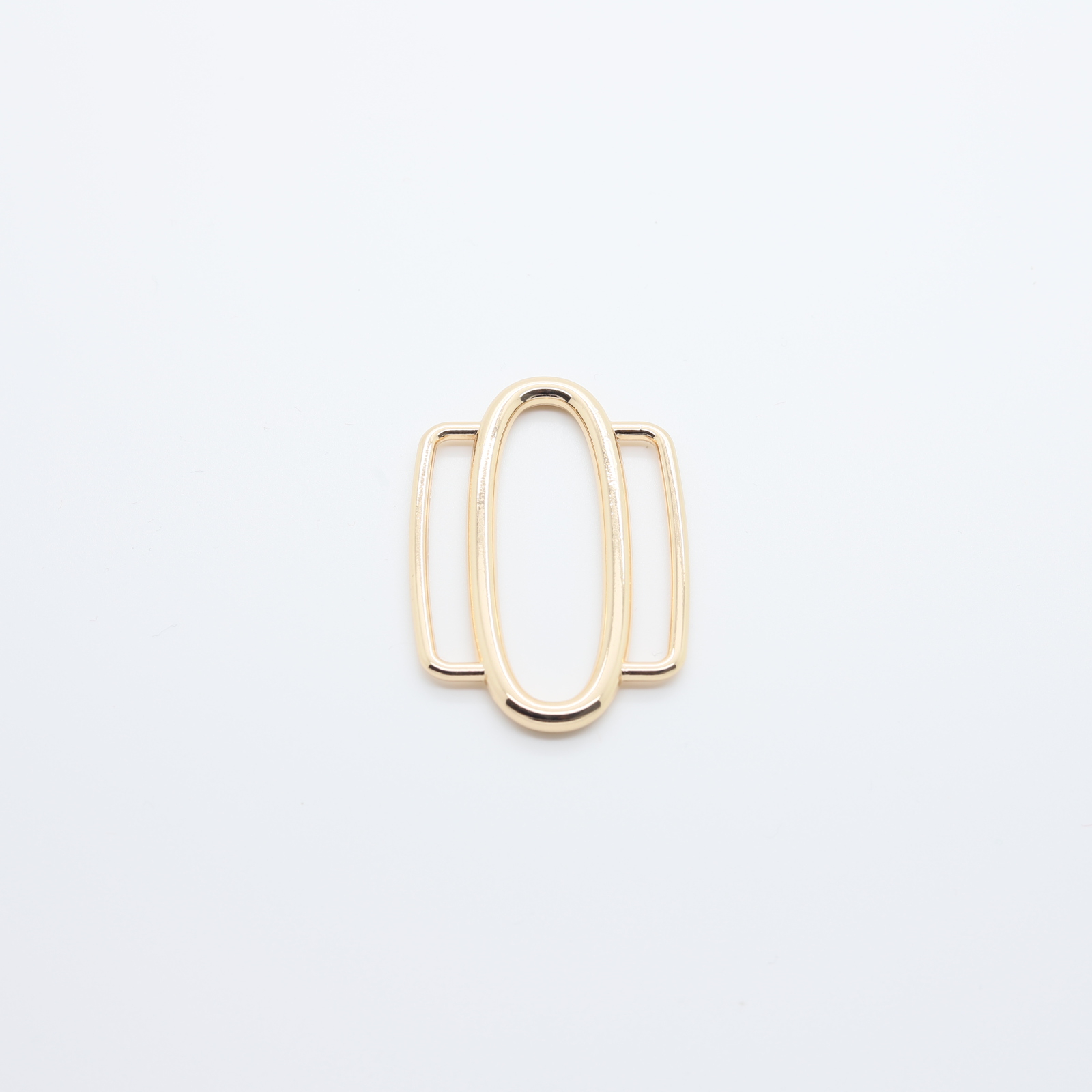 Oval design metal connector