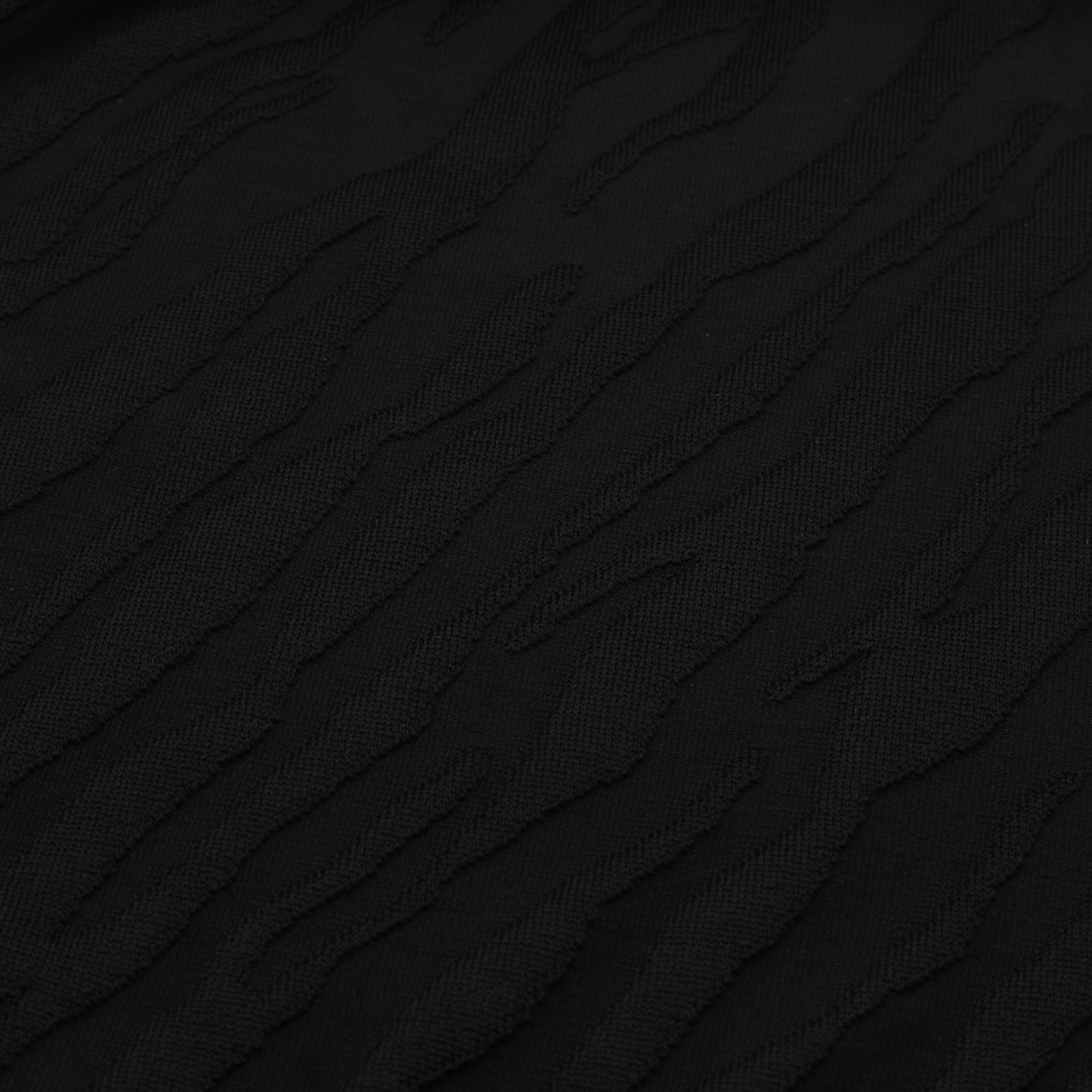 Tissu maille texturée motif zèbre