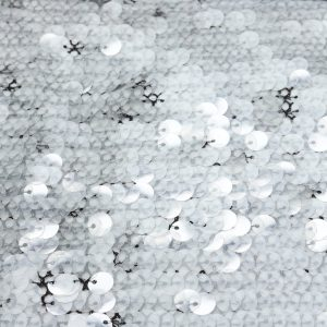 Tissu à sequins transparents