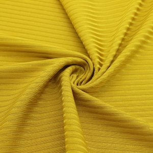 Tissu jersey recyclé fluide à rayures