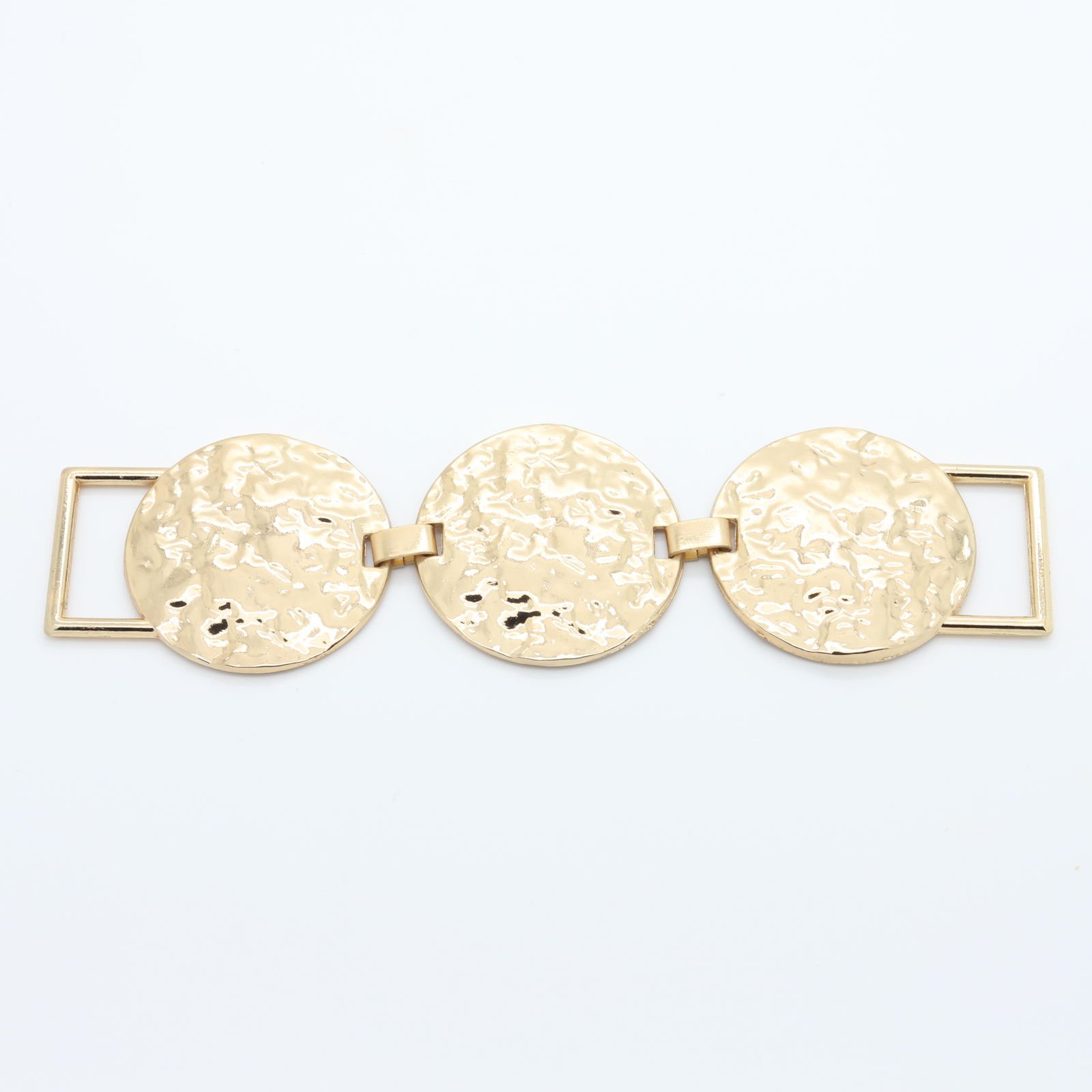Corrente de ligação têxtil em metal dourado para biquínis e fatos de banho