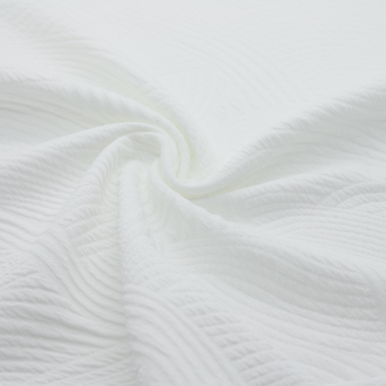 Thick stretch textured jacquard with wavy pattern