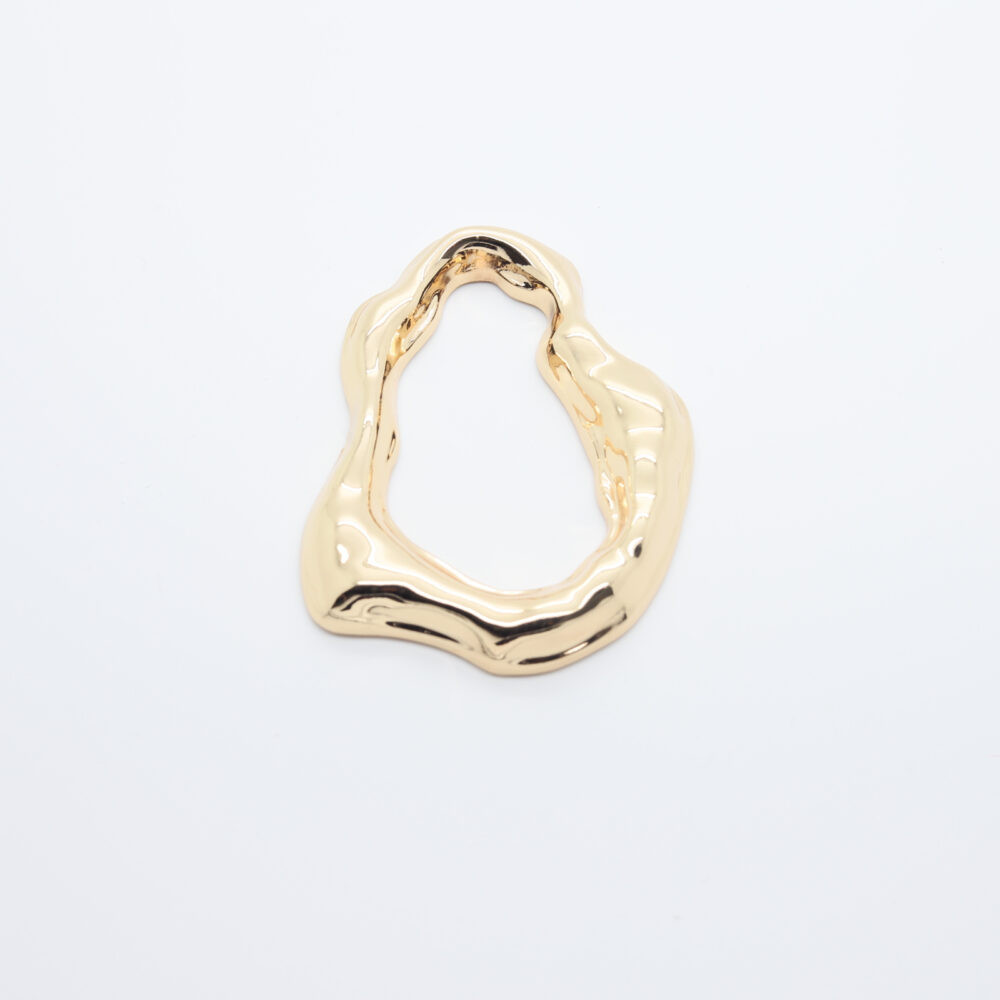 Gold-plated connector buckle for swimsuit bikini 78mm