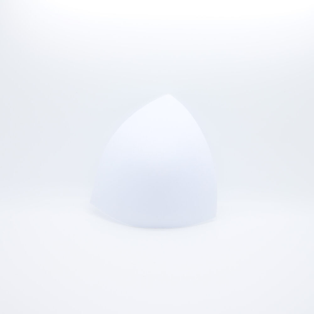 Rembourrage insert coussinet mousse triangle blanc (la paire)