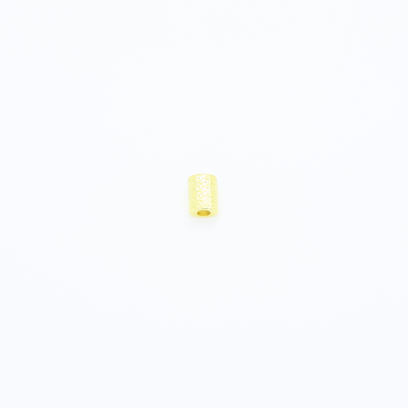 | Cordoncino in metallo placcato oro lucido 6,5 x 12 x 4 mm | D'YRSAN