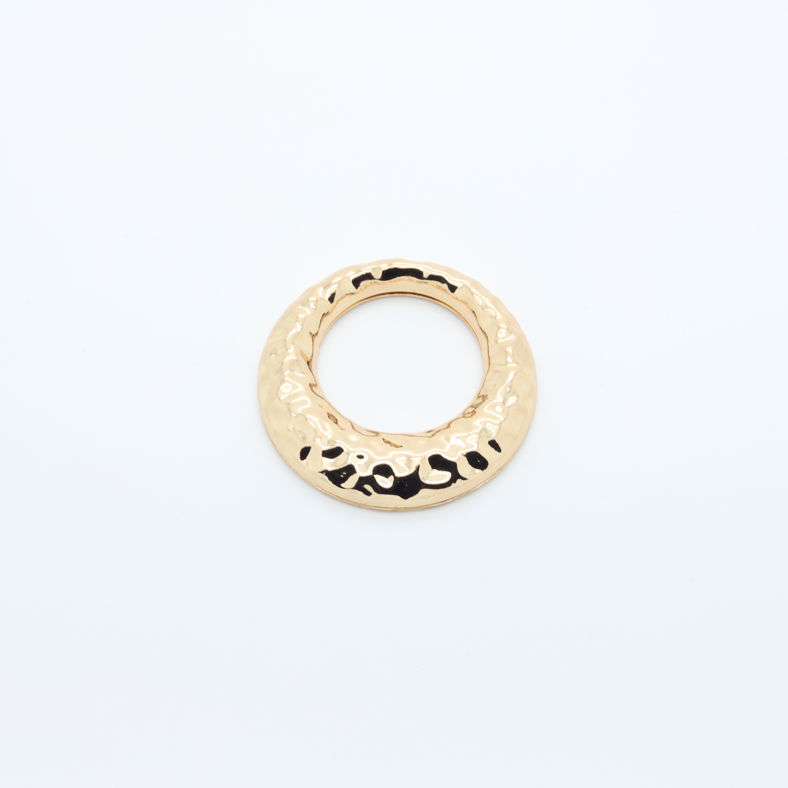 | Round connector buckle in gold-plated metal | D'YRSAN