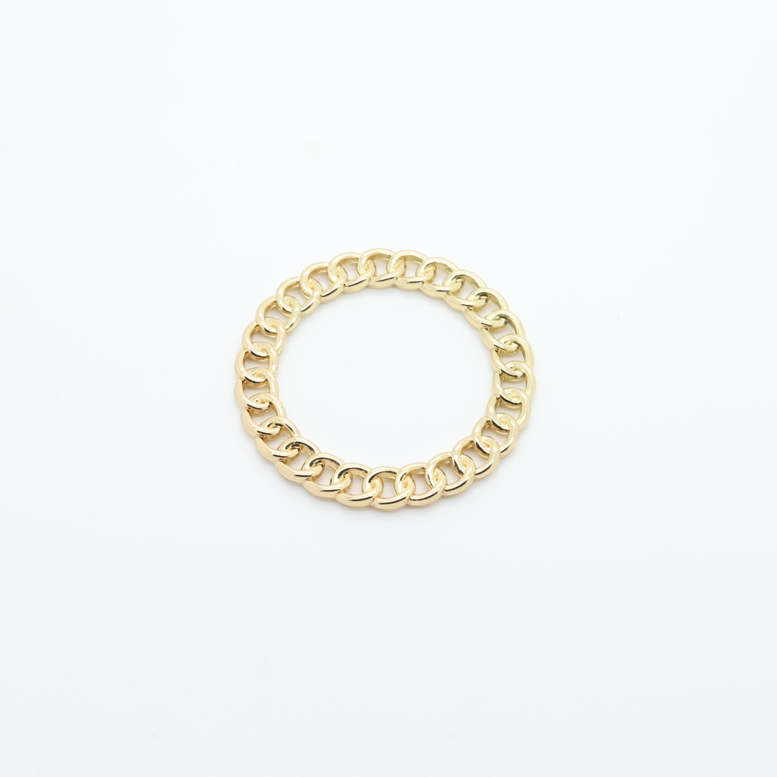 Gold-plated braided connector ring