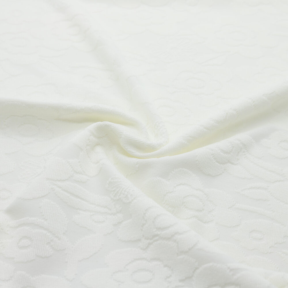 Tissu en jacquard texturé motifs fleurs, mercerie D'YRSAN