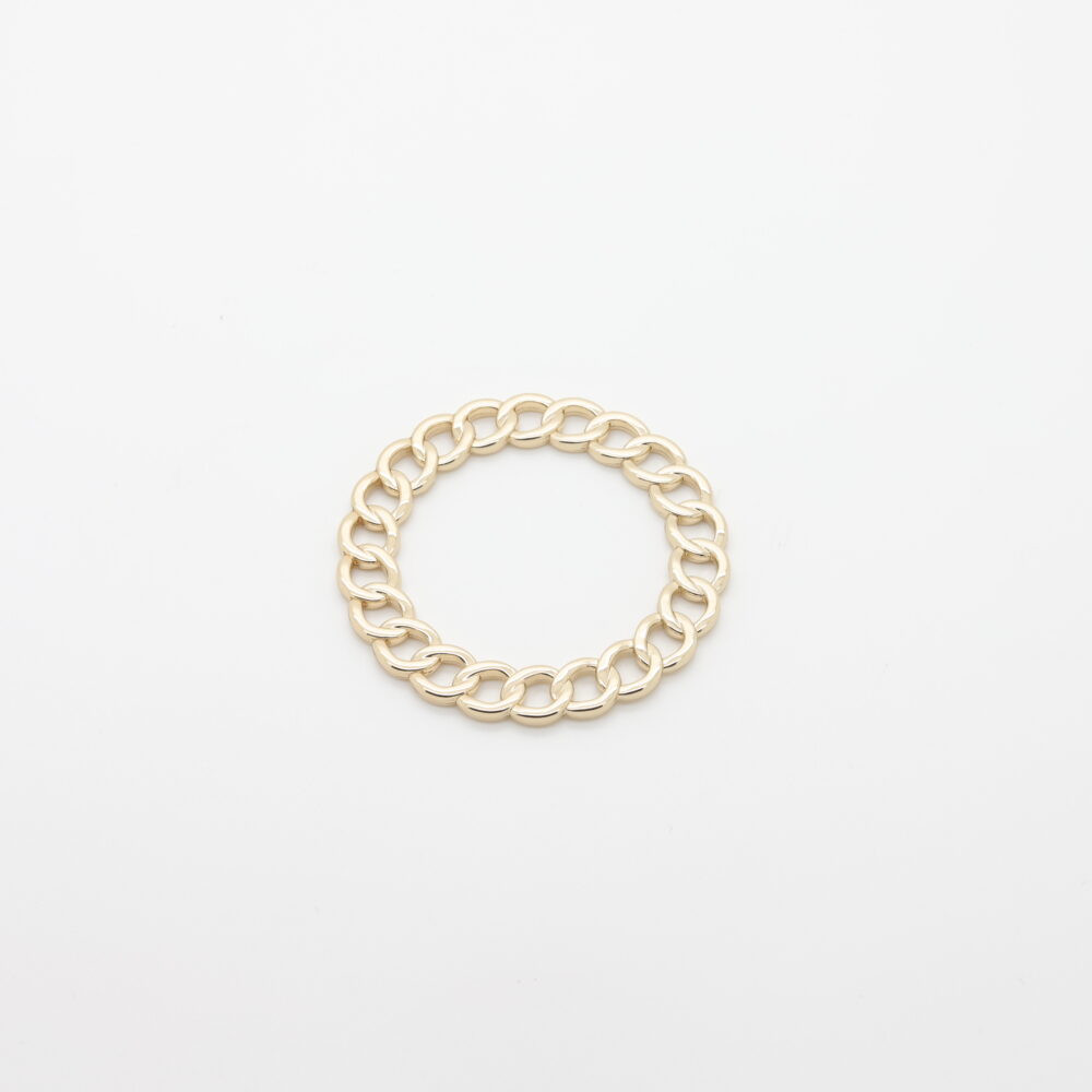 Anillo conector en forma de cadena