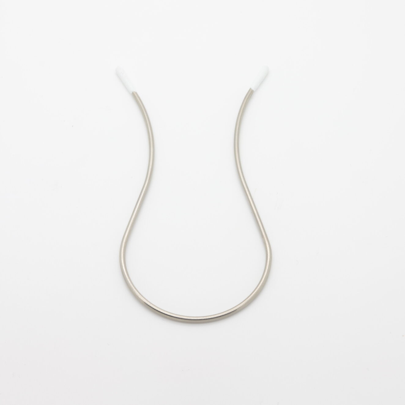 U-shaped silver-plated metal divider