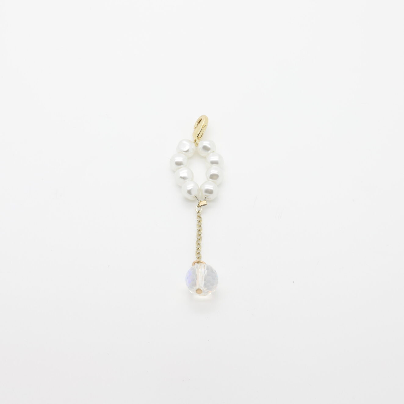 | Charms pearls and crystal in gold-plated metal | D'YRSAN