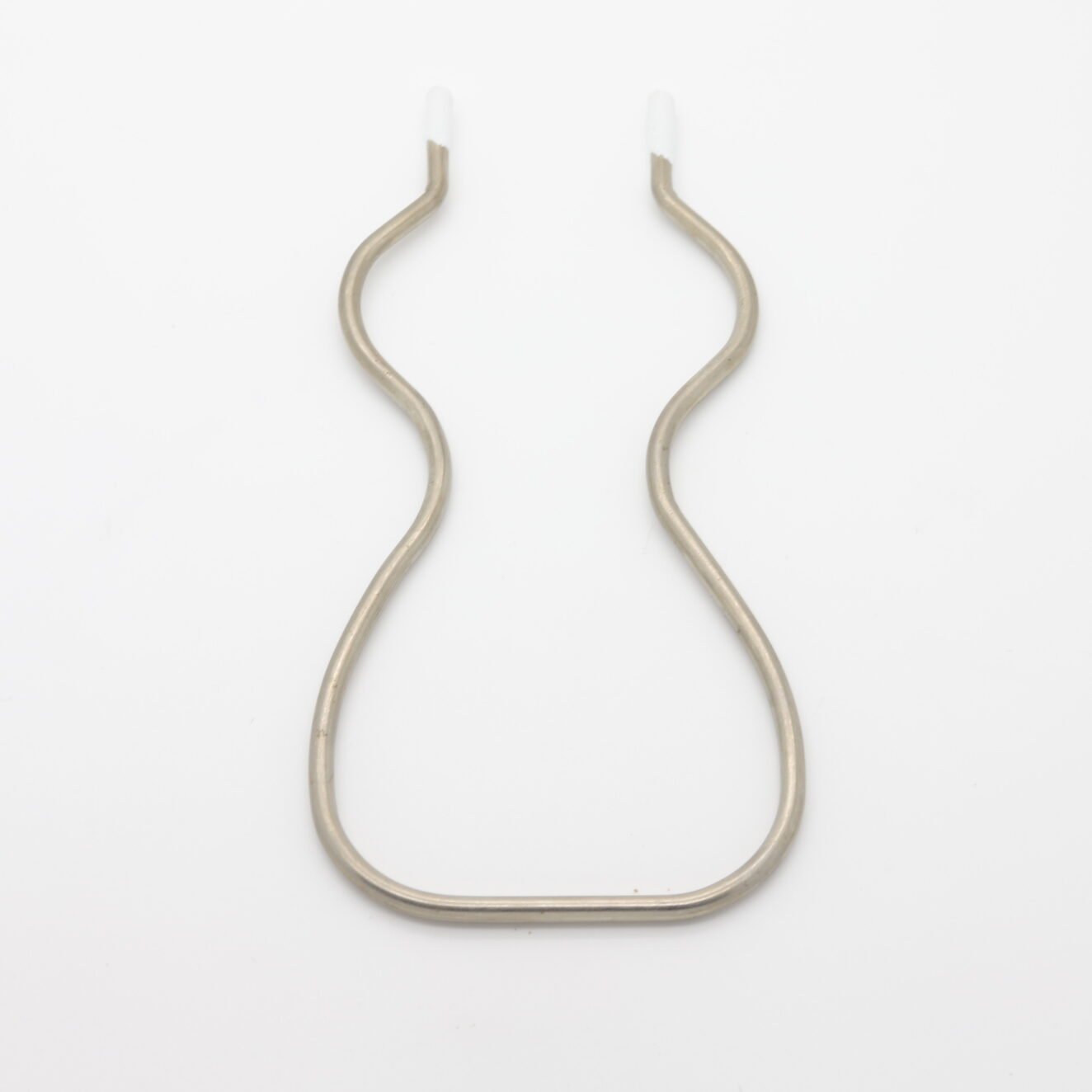 Corrugated silver metal divider with nylon end caps