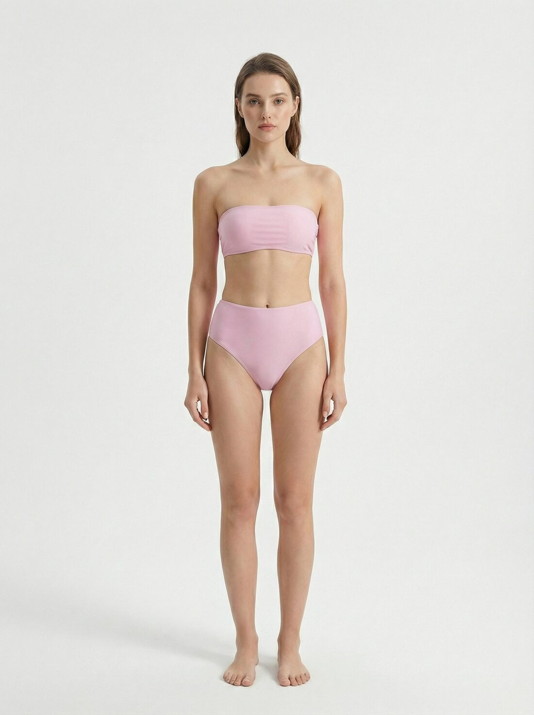 DYSW-204 Bikini bandeau et culotte taille haute