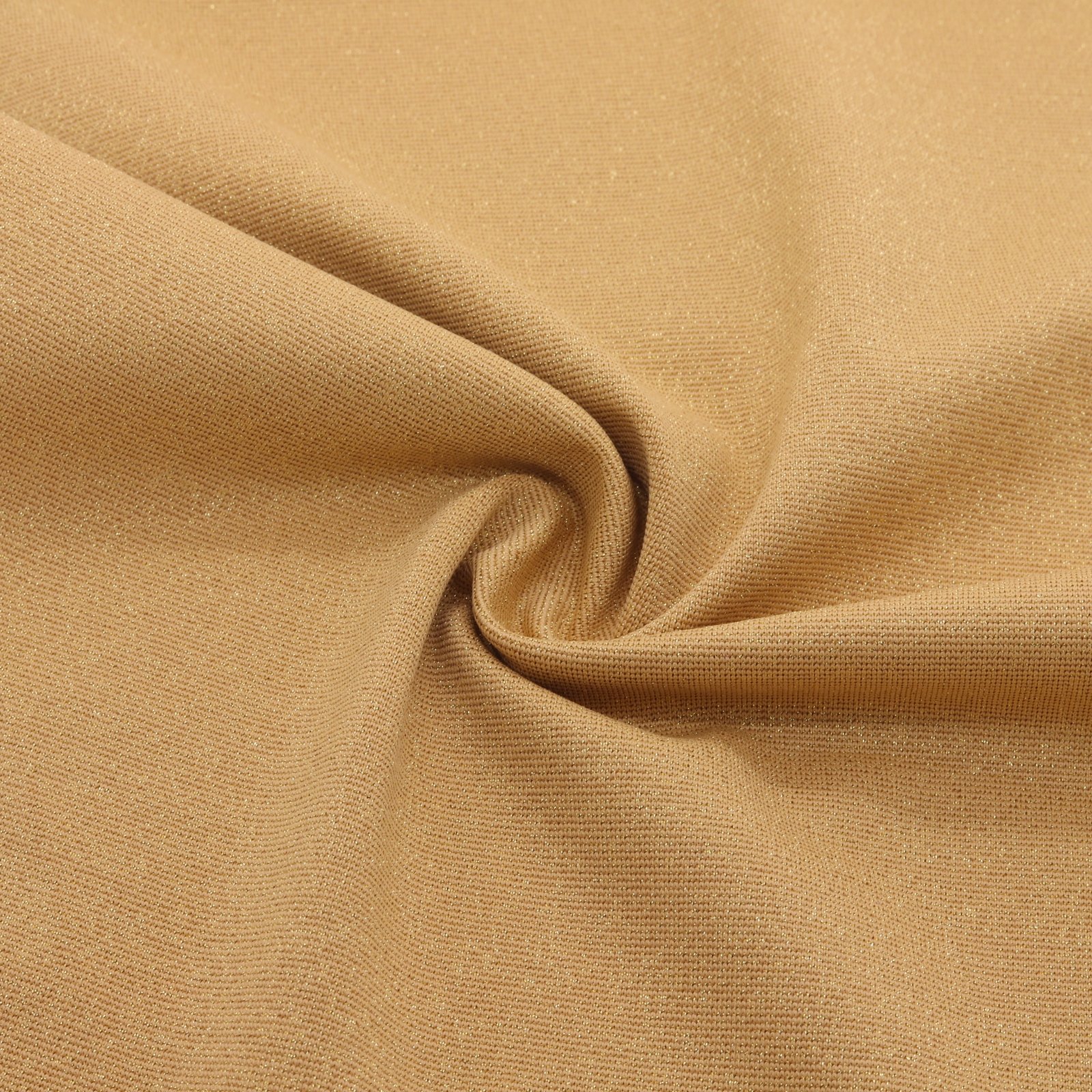 Stretch gold metallic Lurex fabric
