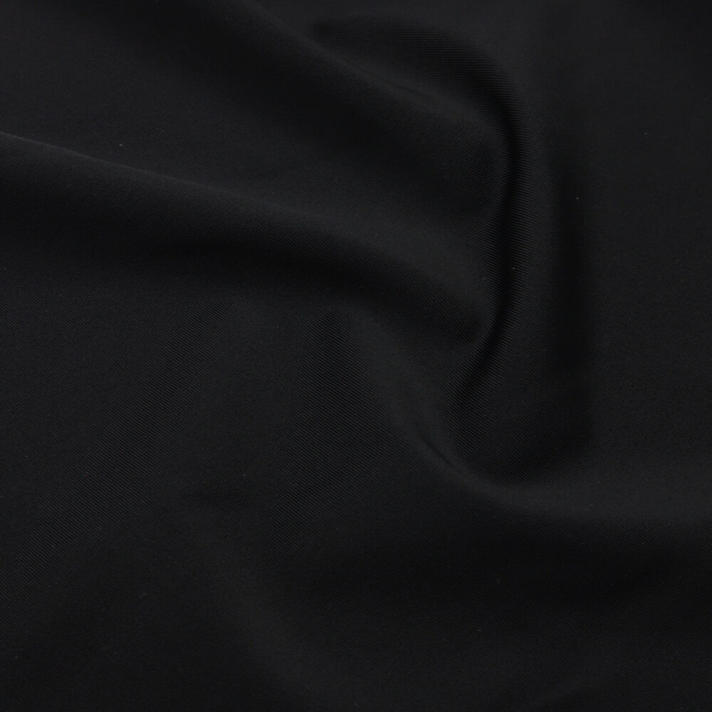 Tissu microfibre noir extensible effet satiné (rouleau 50 m), mercerie D'YRSAN