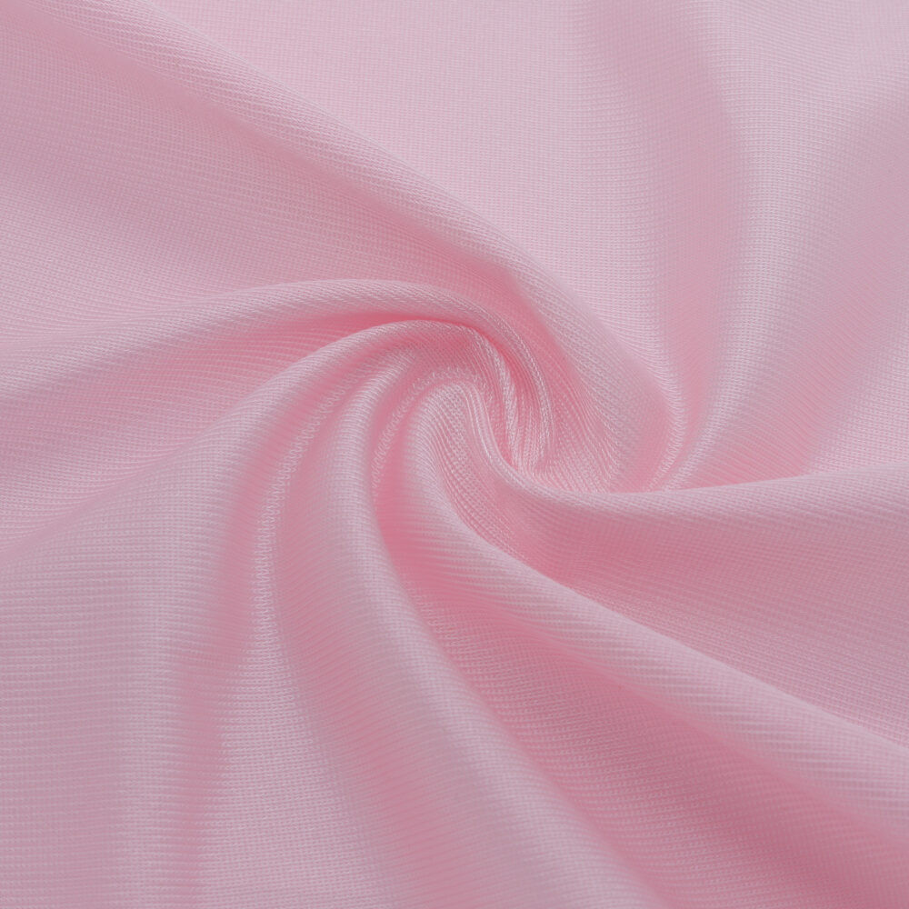 Tissu plain tricot rose léger et fluide (rouleau 50 m), mercerie D'YRSAN