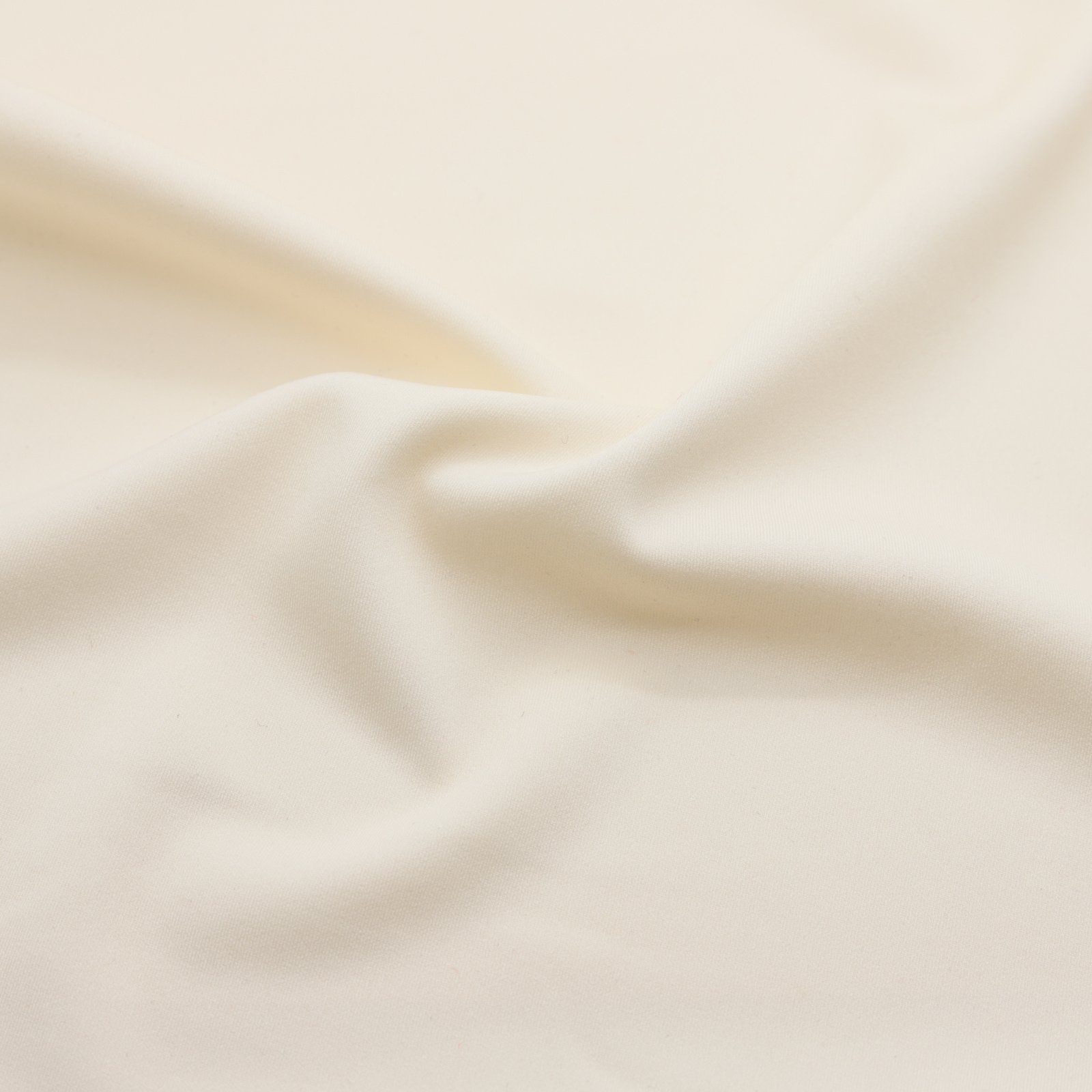 Off-white stretch microfiber fabric