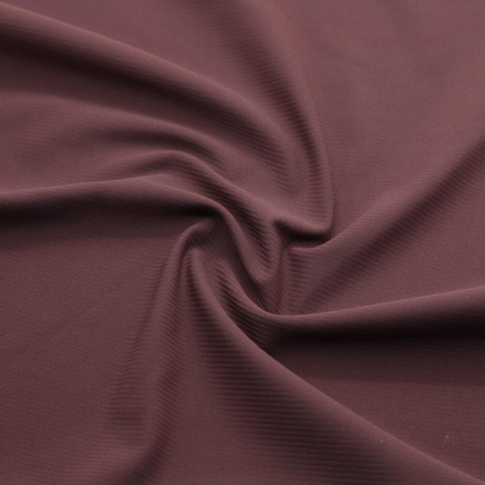 Tissu jacquard marron fluide (rouleau 50 m), mercerie D'YRSAN