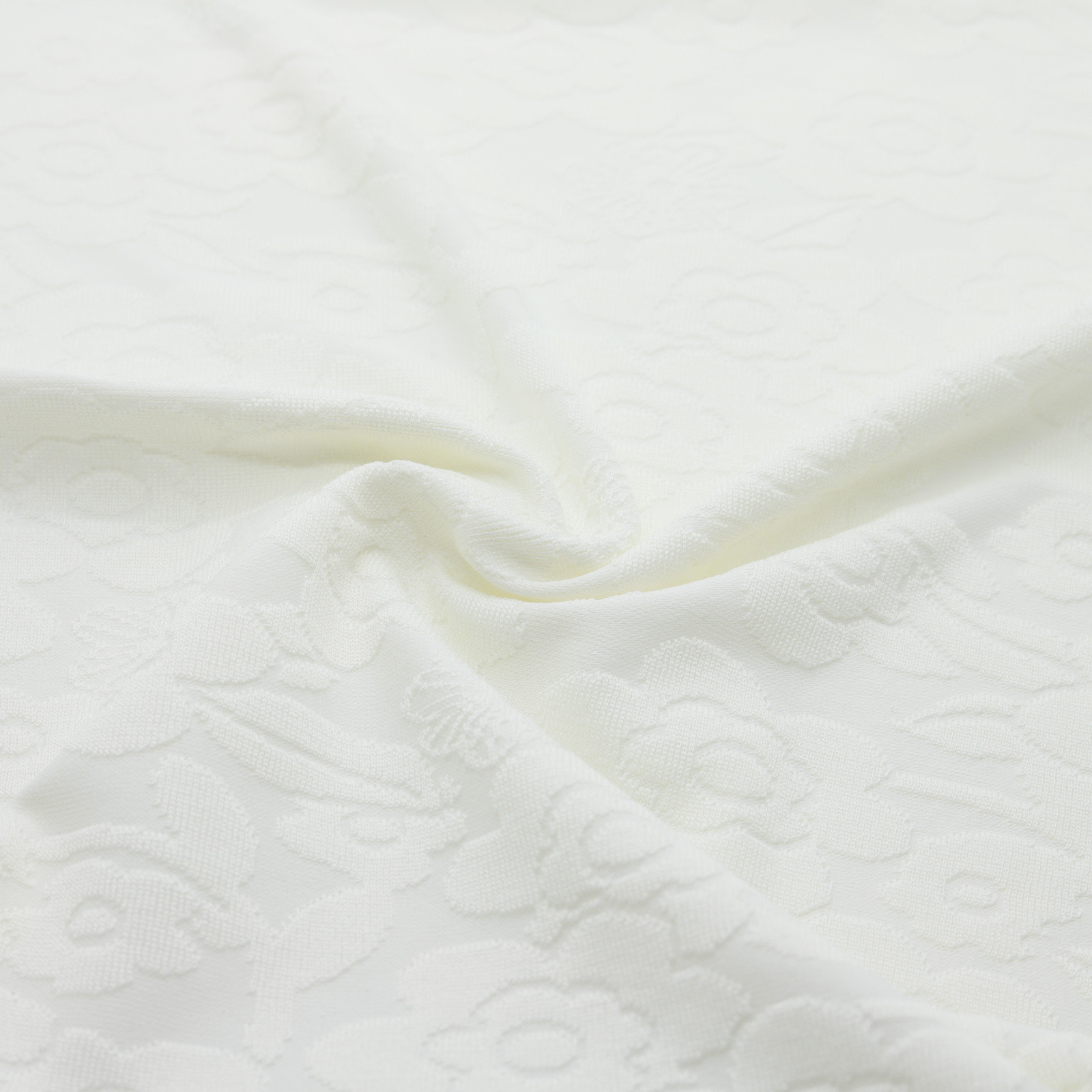Tessuto jacquard testurizzato con motivo floreale (rotolo da 50 m) | D'YRSAN Tessuto jacquard testurizzato con motivi floreali