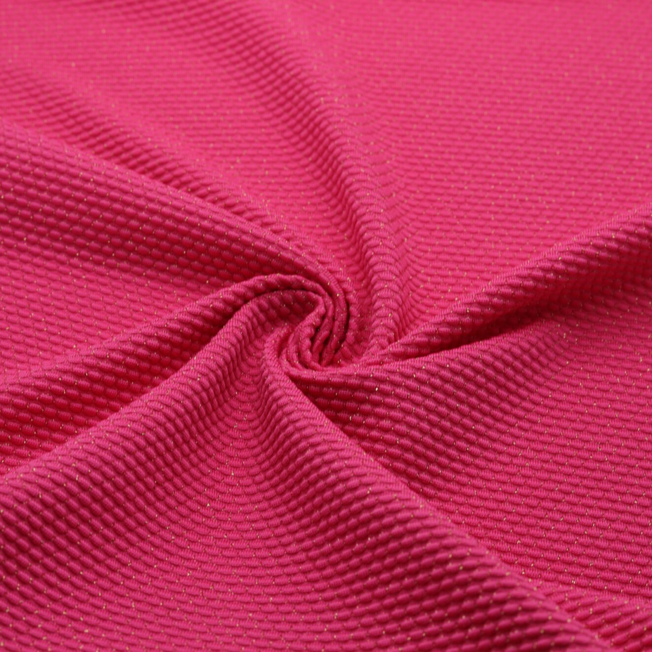 Gold and pink textured lurex fabric - 50M roll | D'YRSAN Gold and pink textured lurex fabric