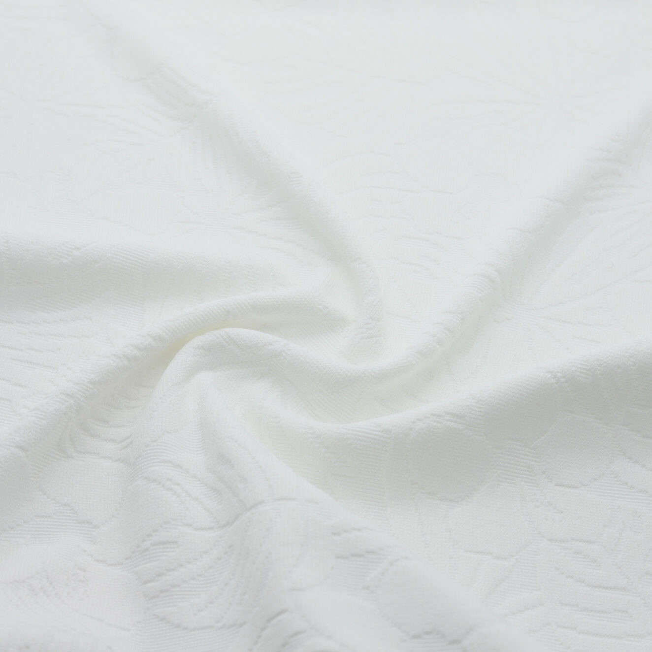 Floral and foliage jacquard fabric - 50M roll | D'YRSAN Floral and foliage jacquard fabric