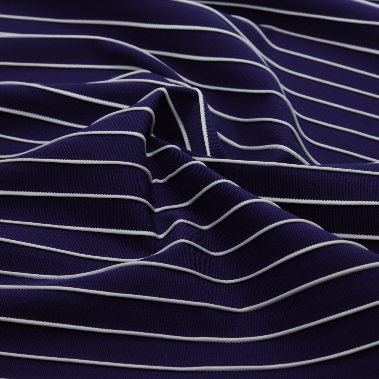 Jacquard embossed stripe fabric - 50M roll | D'YRSAN Jacquard knit fabric with raised stripes