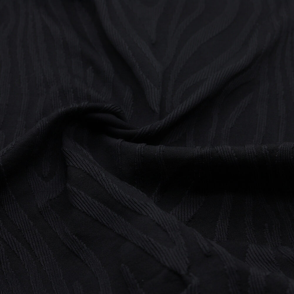 Tissu en maille jacquard motif zèbre (rouleau 50 m), mercerie D'YRSAN