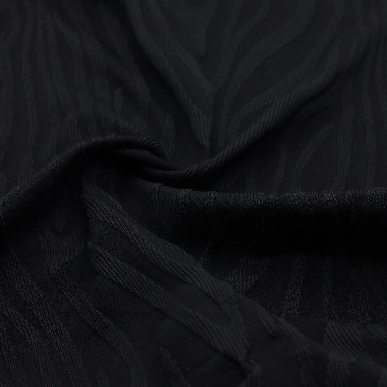 Jacquard zebra pattern fabric - 50M roll | D'YRSAN Jacquard knitted fabric with zebra pattern