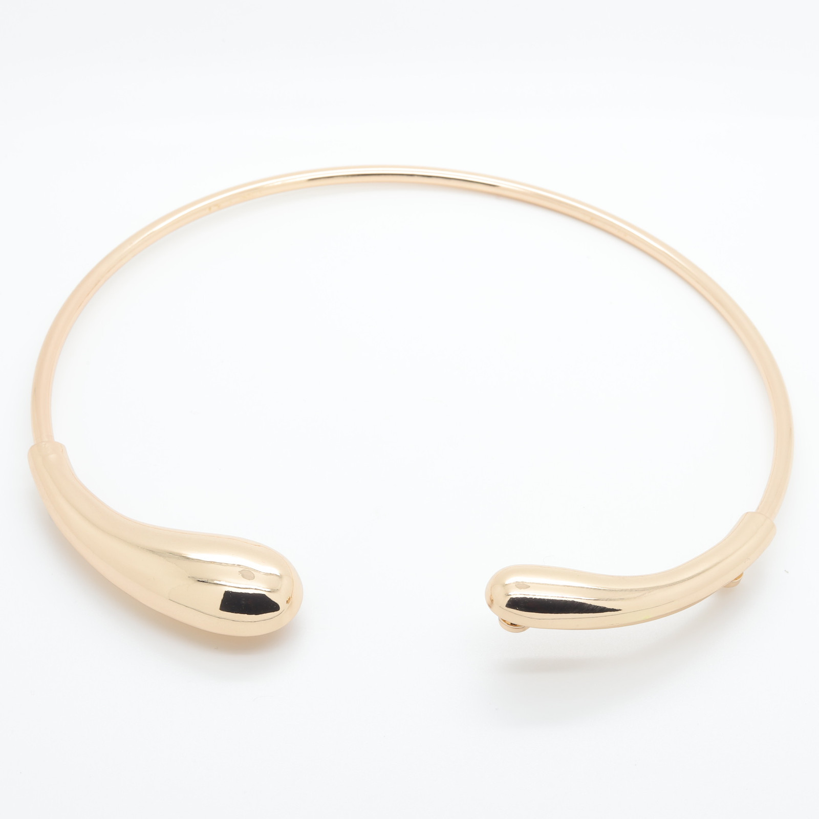 | Collana con connettore a coppia grande in metallo placcato oro | D'YRSAN