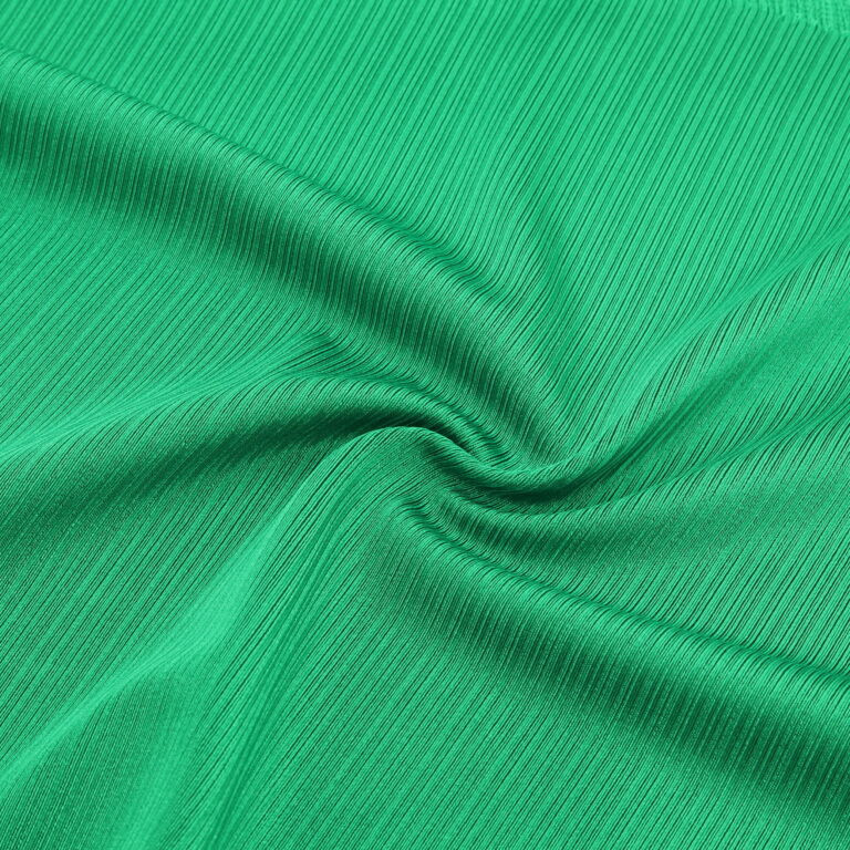 Tejido de poliéster elástico verde