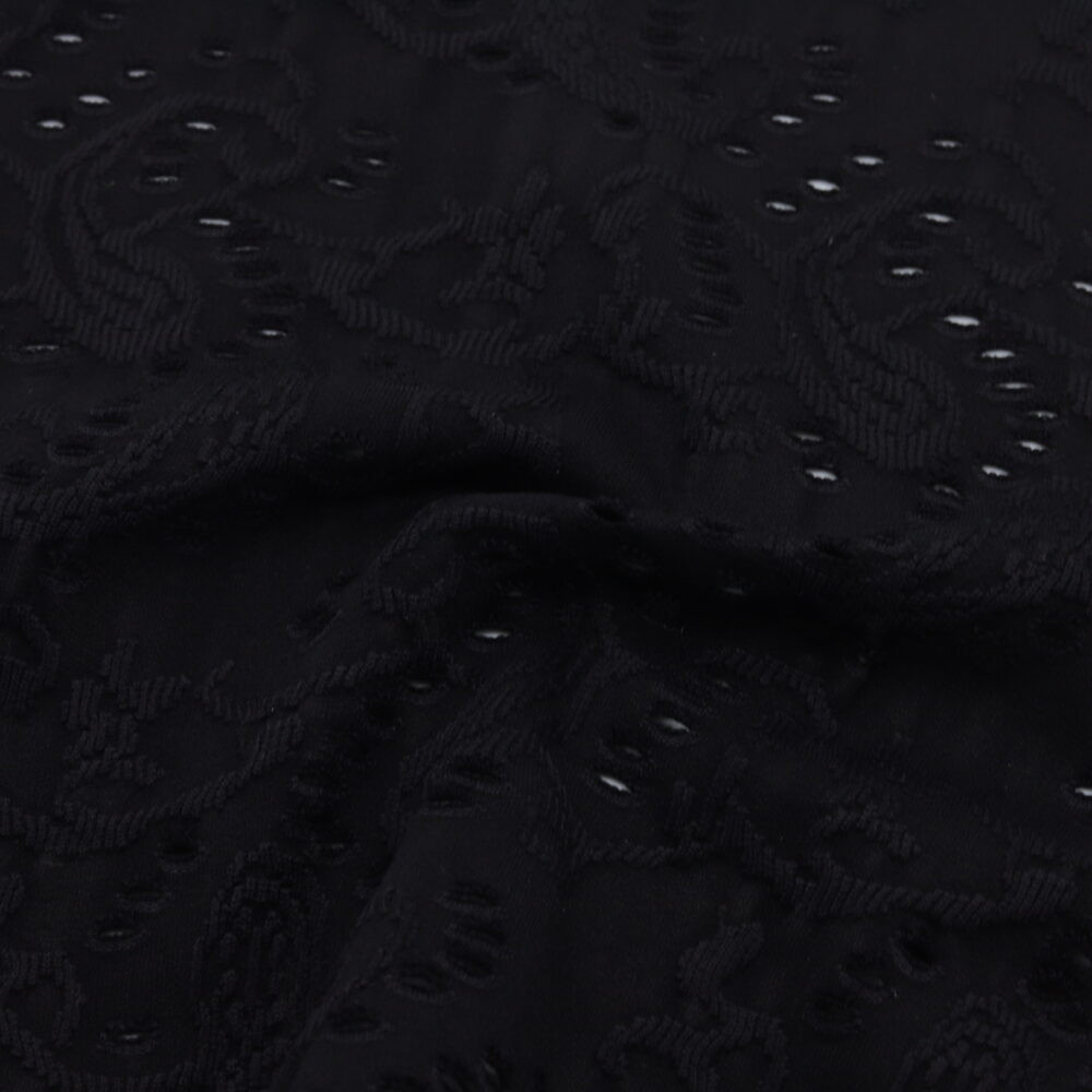 Tissu jacquard extensible en nylon