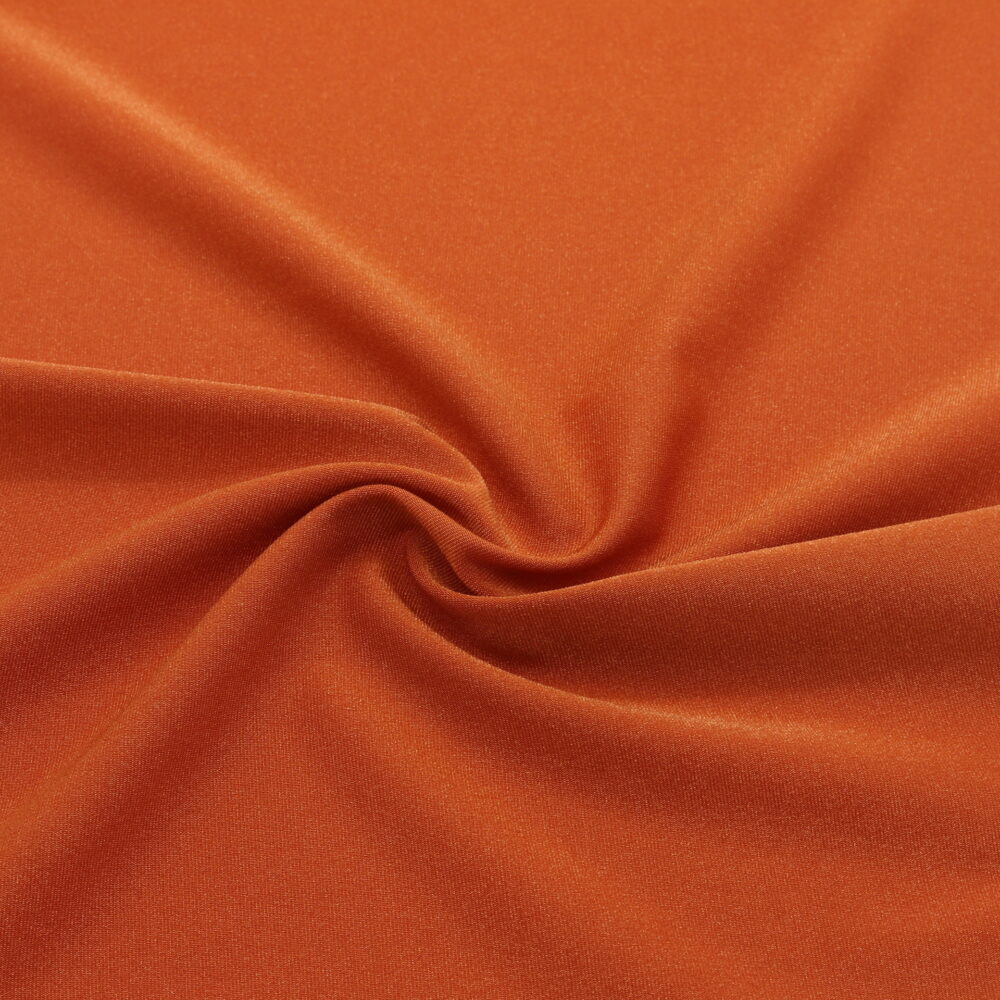 Tissu microfibre orange extensible