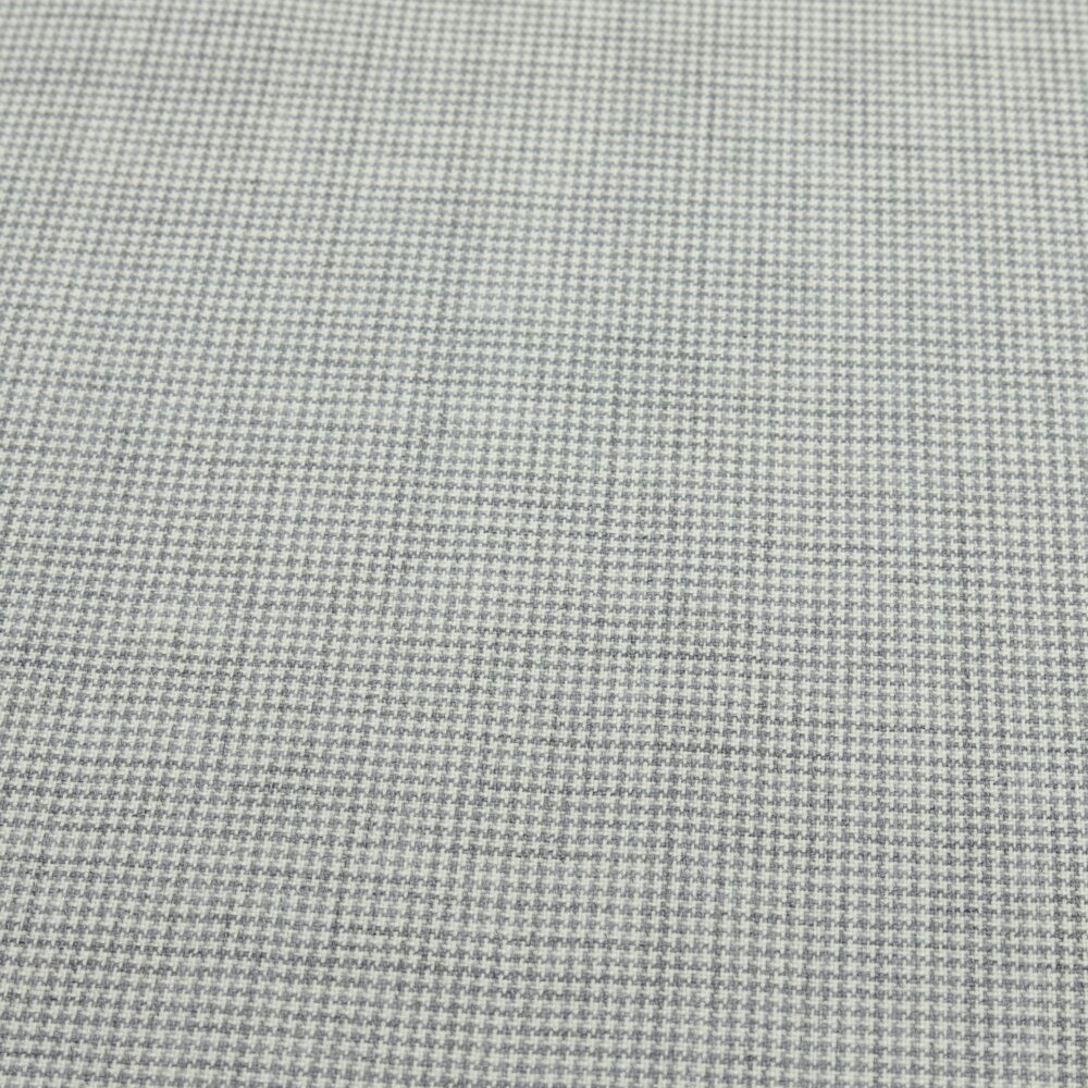 Tessuto 100% pura lana naturale grigio chiaro