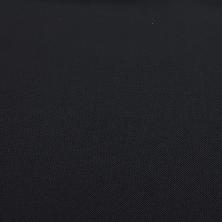 Tissu laine légèrement extensible noir