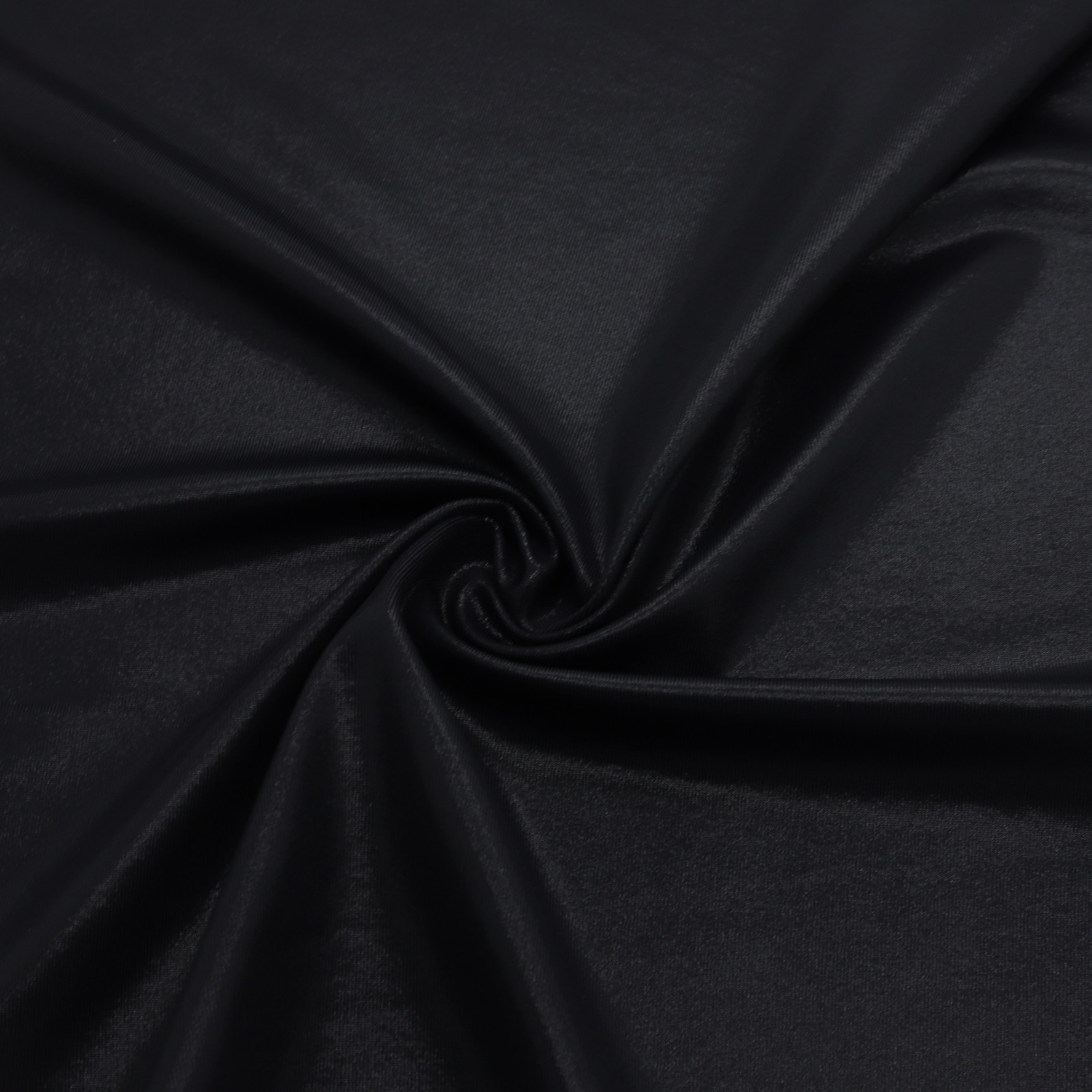 Tissu Lycra haute brillance Noir | D'YRSAN tissu lycra haute brillance noir