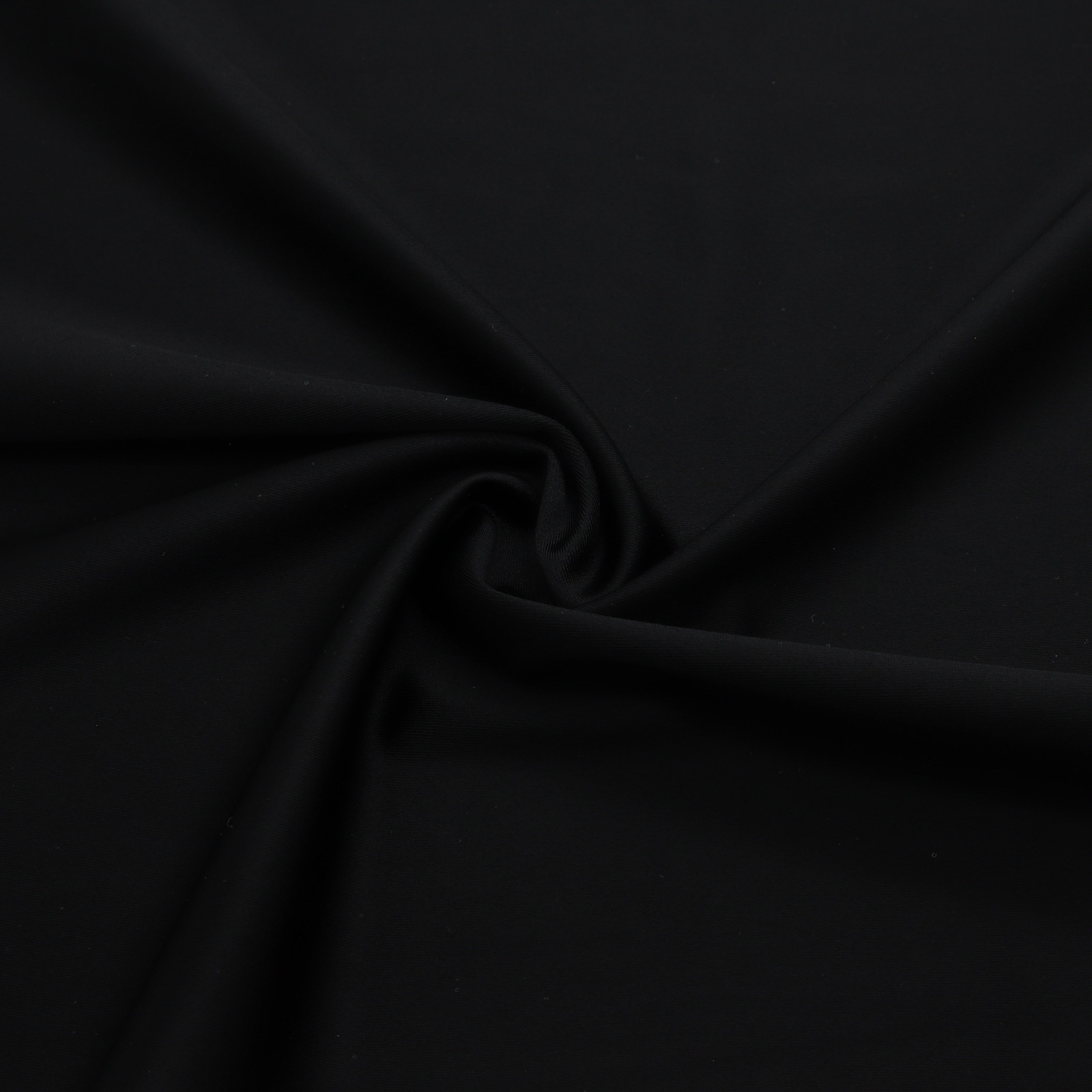 Tissu Lycra effet satiné noir | D'YRSAN tissu lycra effet satiné noir