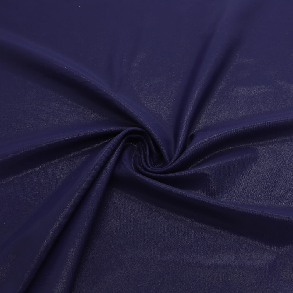 tissu lycra haute brillance bleu nuit