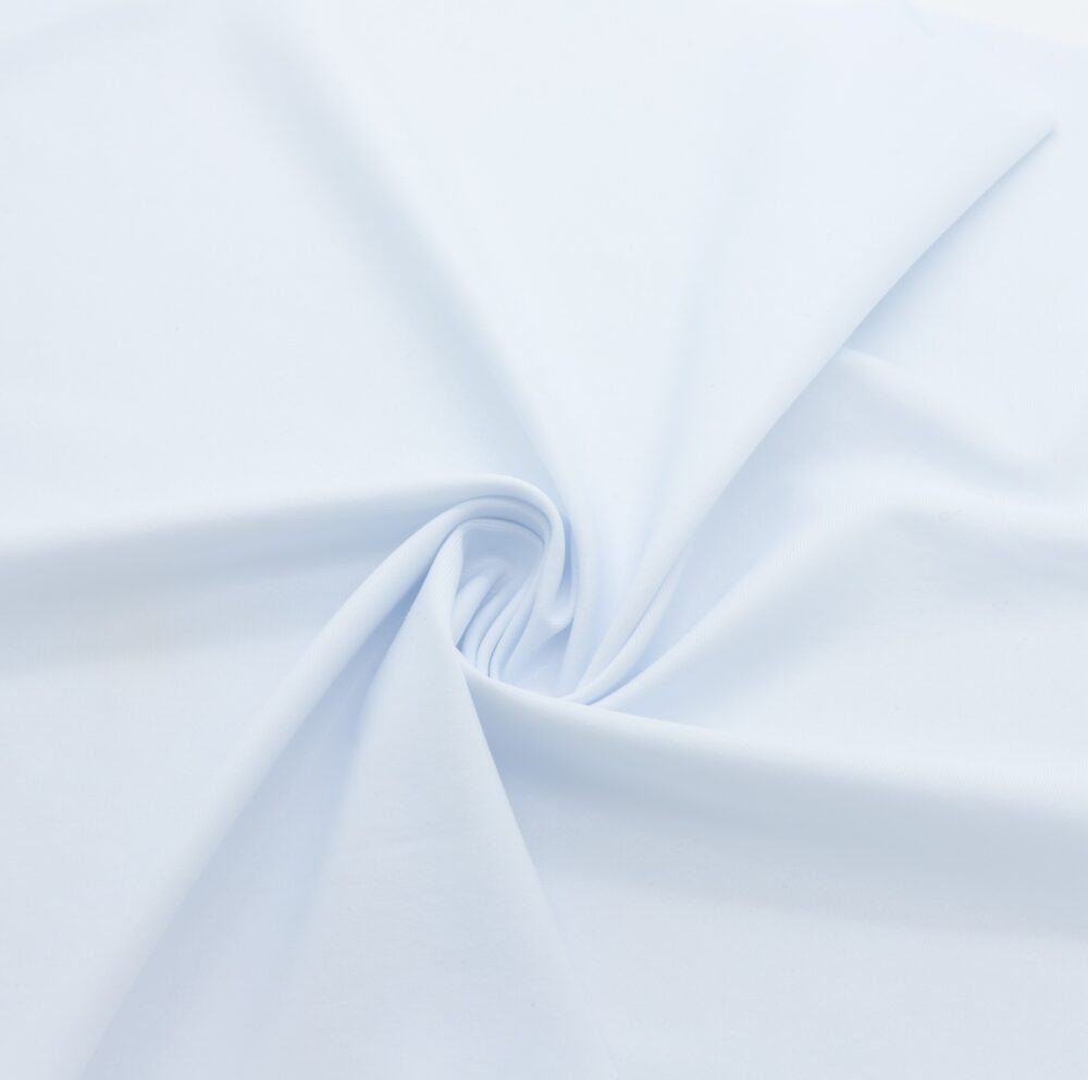 tissu lycra haute brillance blanc