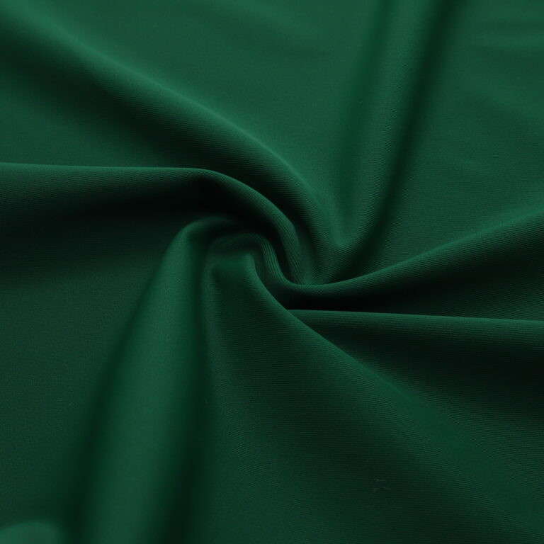 Thick matte Lycra fabric, dark green
