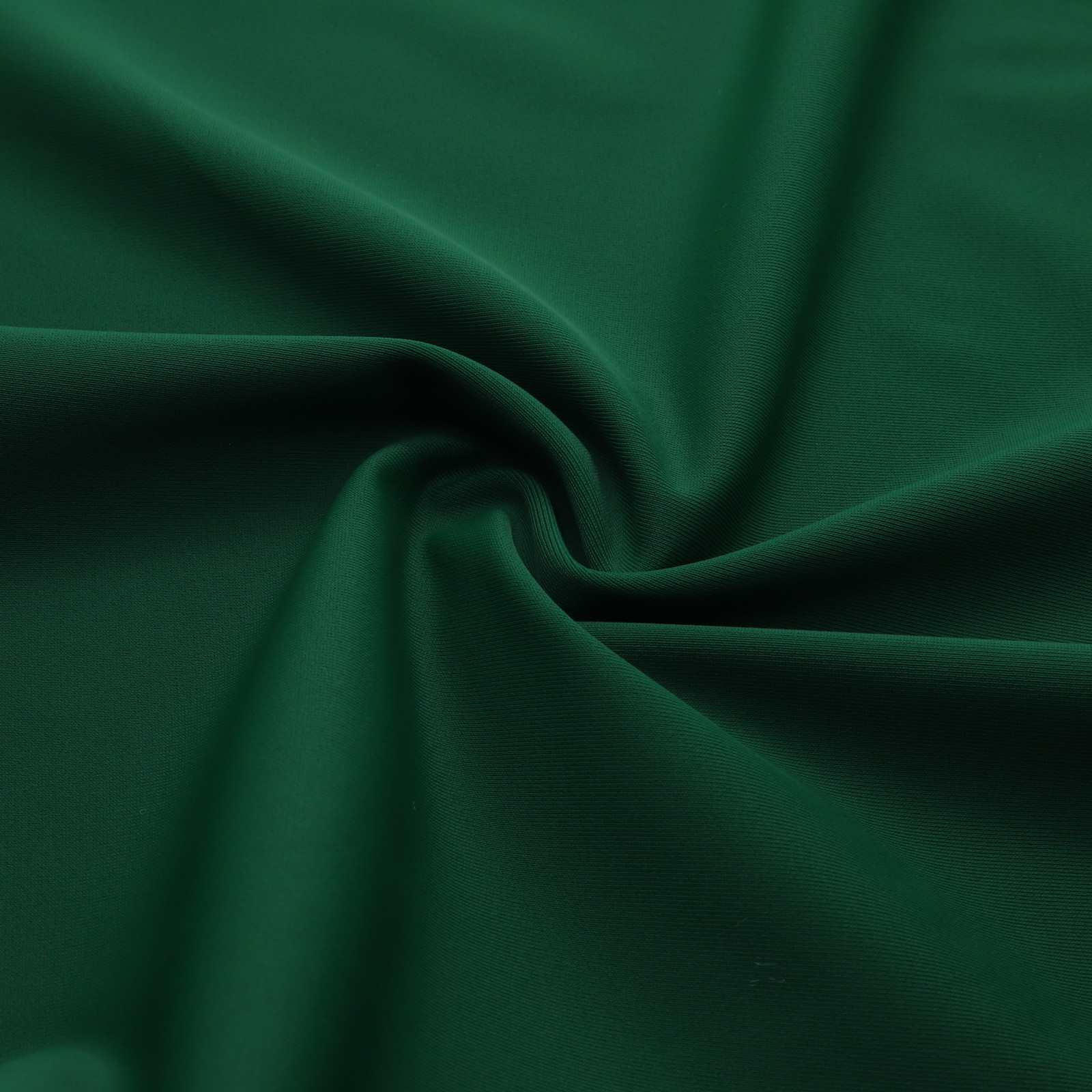 tissu lycra mat épais vert foncé
