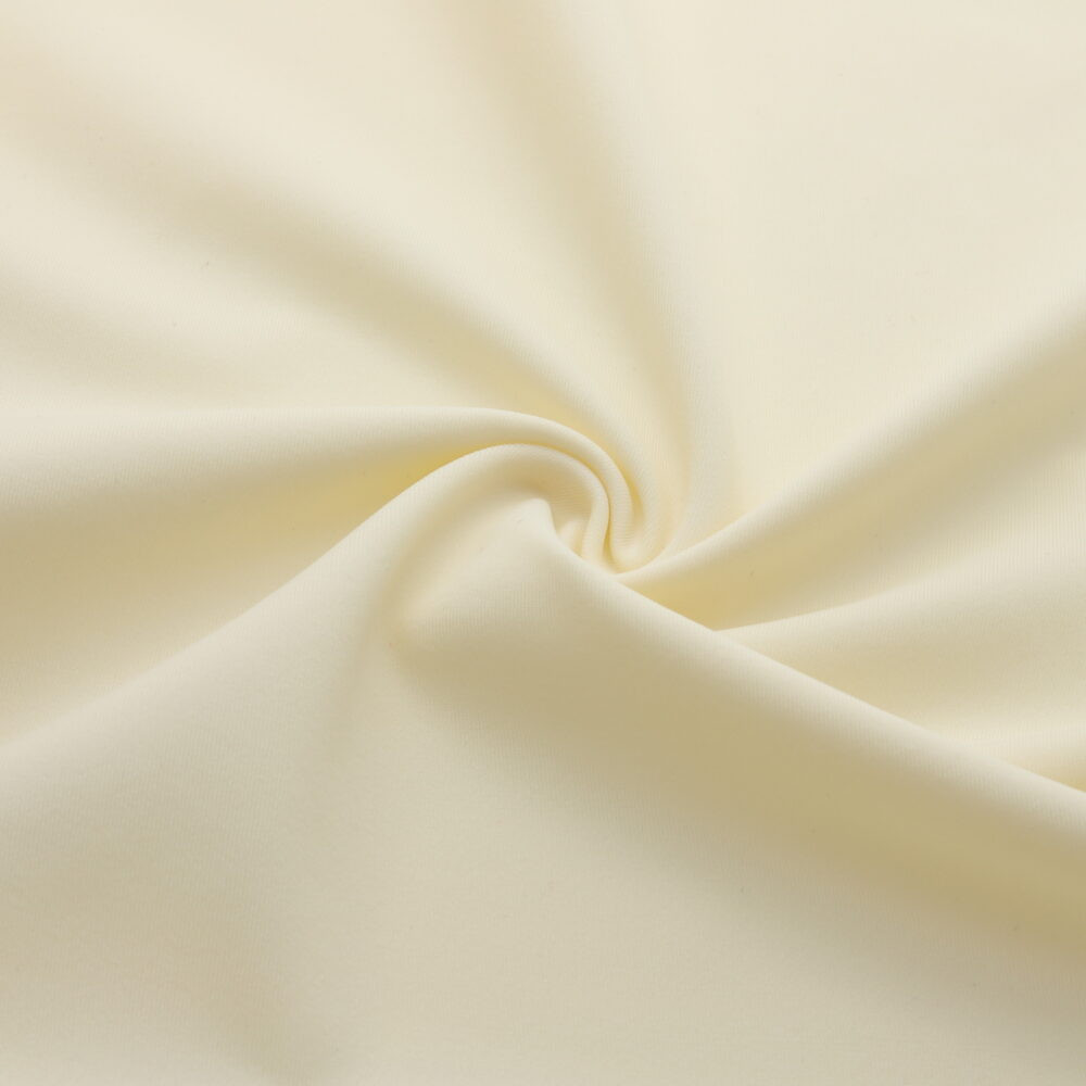 tissu lycra mat épais Ivoire