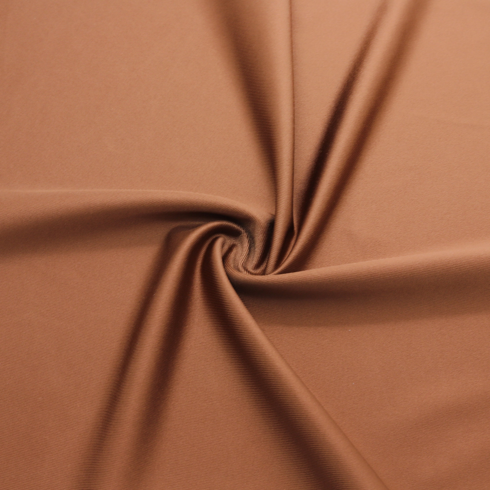 Tissu Lycra effet satiné marron cuivré | D'YRSAN tissu lycra effet satiné marron cuivré