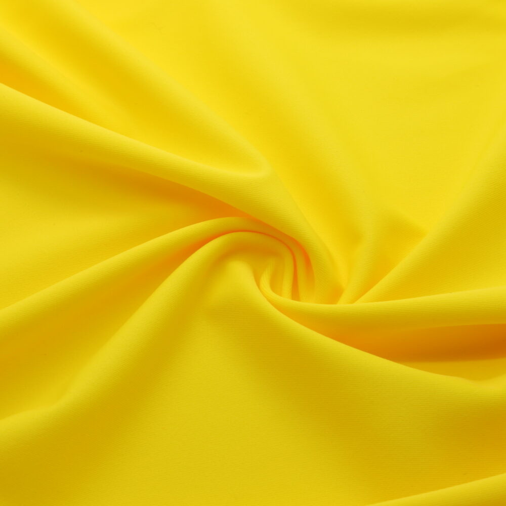 Tissu Lycra mat épais Jaune
