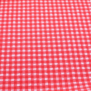 Vichy gaufré rouge