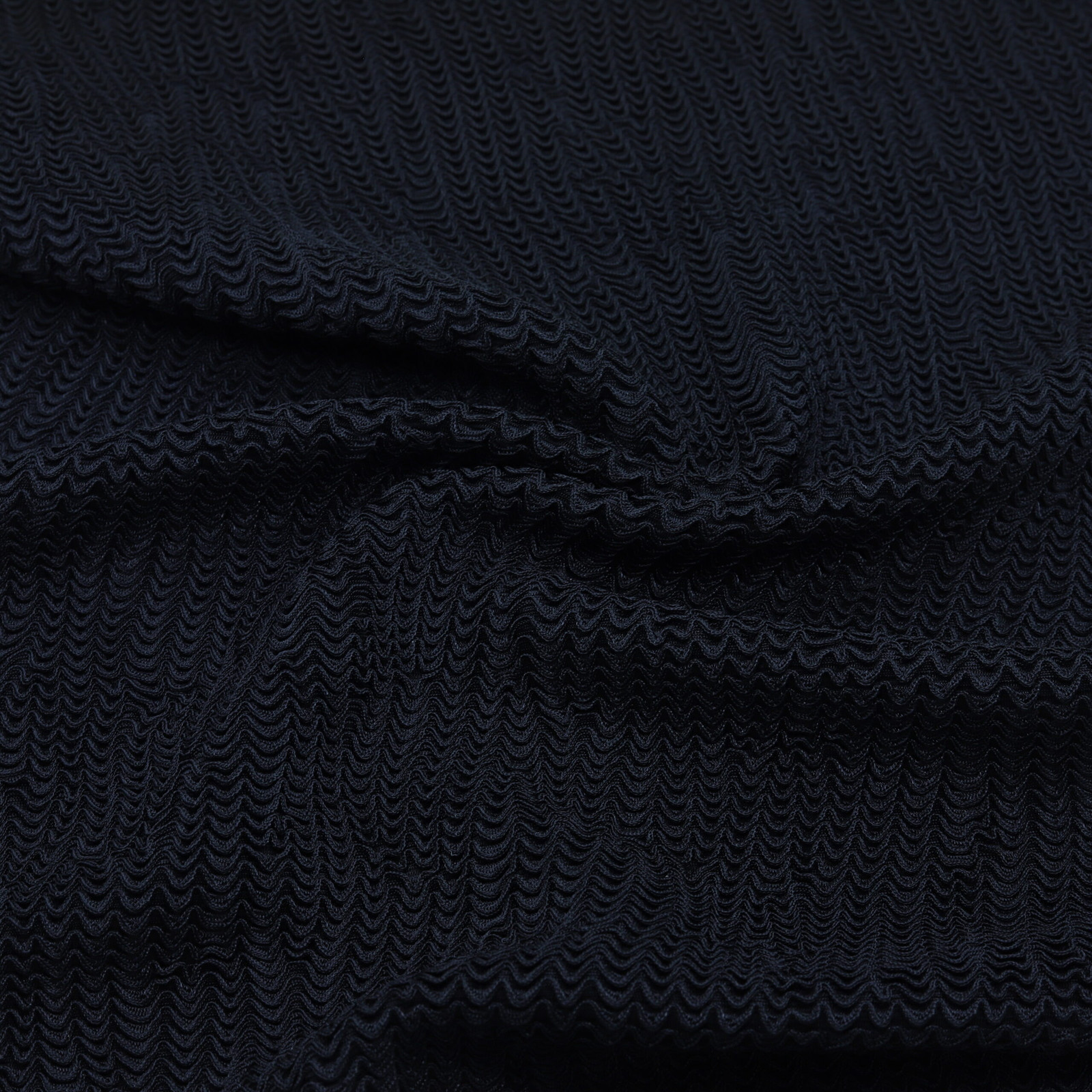 Recycled wavy jacquard fabric, Anthracite | D'YRSAN | Recycled wavy jacquard fabric, anthracite | D'YRSAN